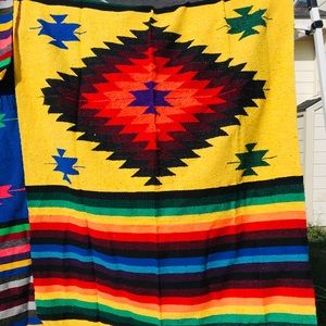 Authentic Mexican Sarape Blanket from Mexico